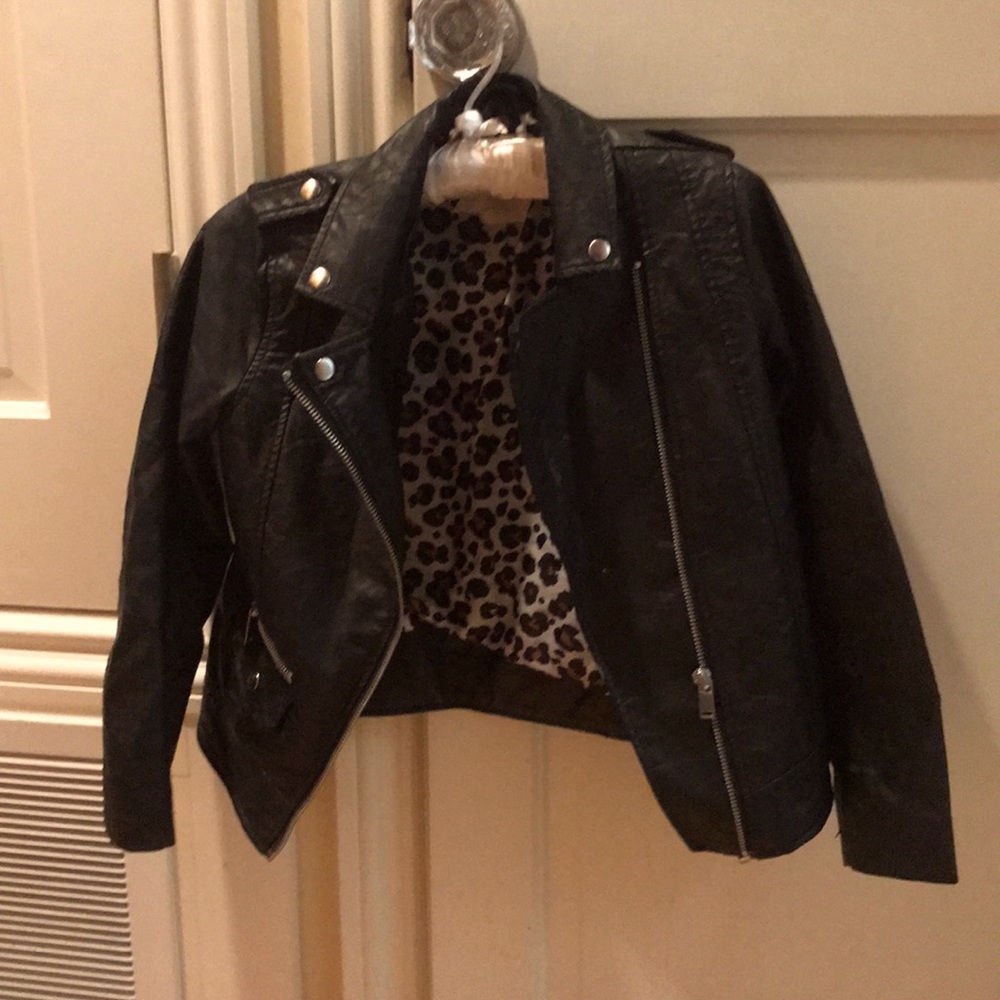 Faux leather jacket